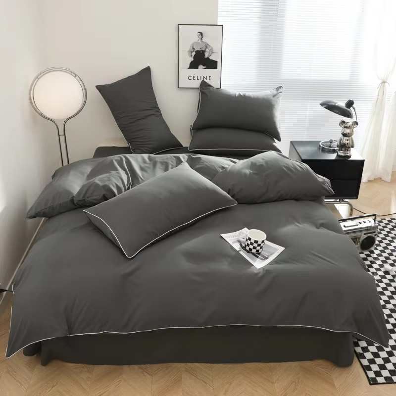 Juego de sábanas premium suaves para cama doble, Queen y King