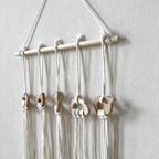 Juguete colgante de macramé decorativo antiestrés