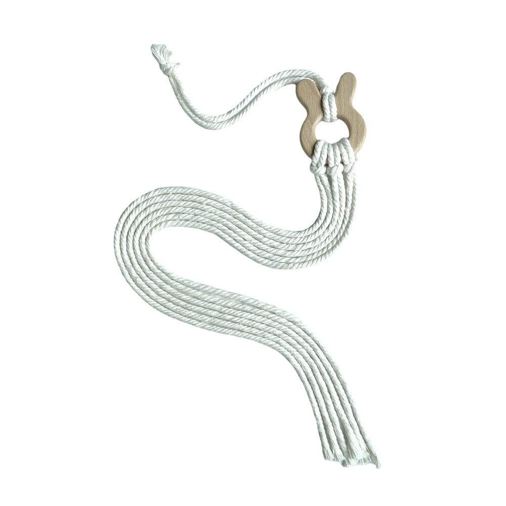Juguete colgante de macramé decorativo antiestrés