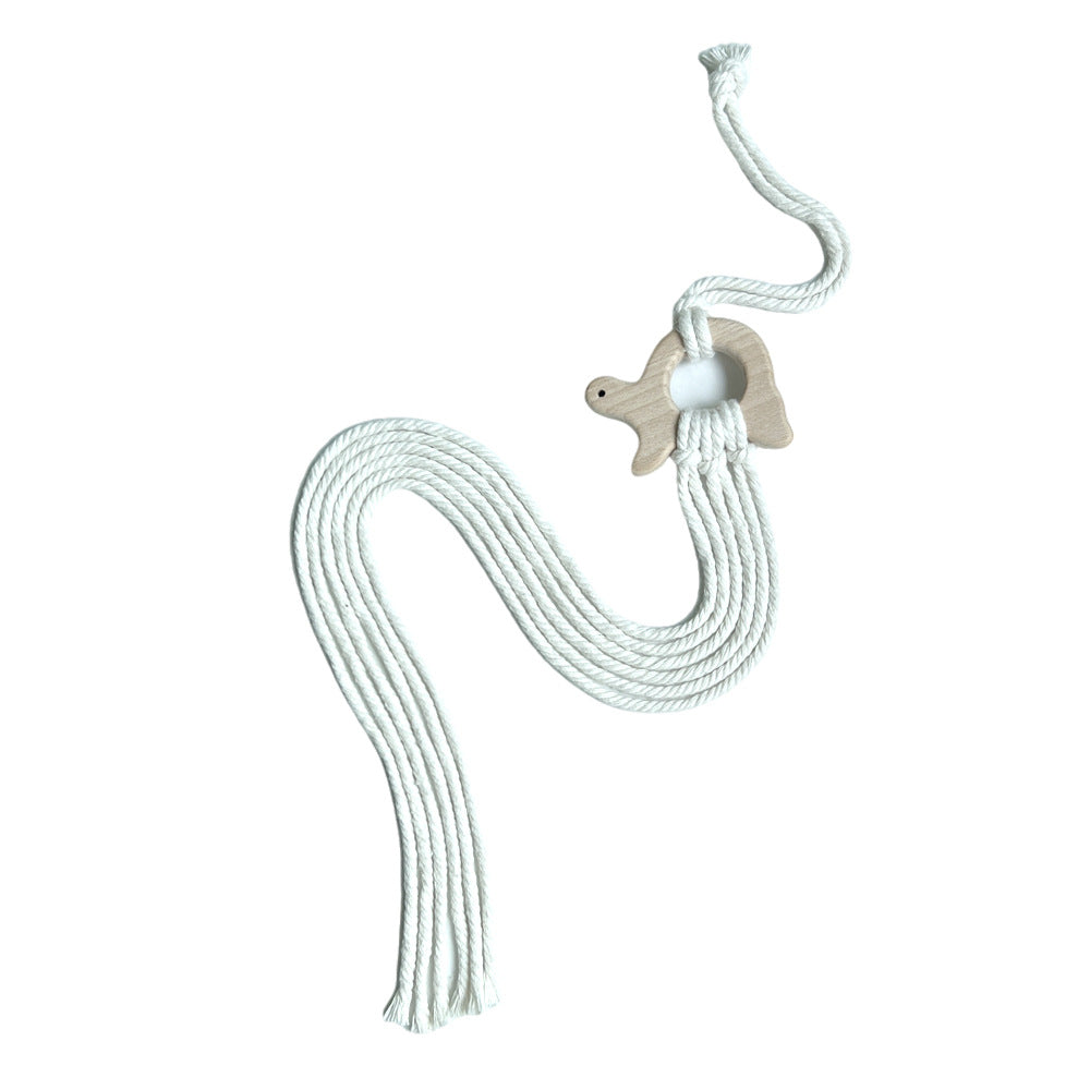 Juguete colgante de macramé decorativo antiestrés
