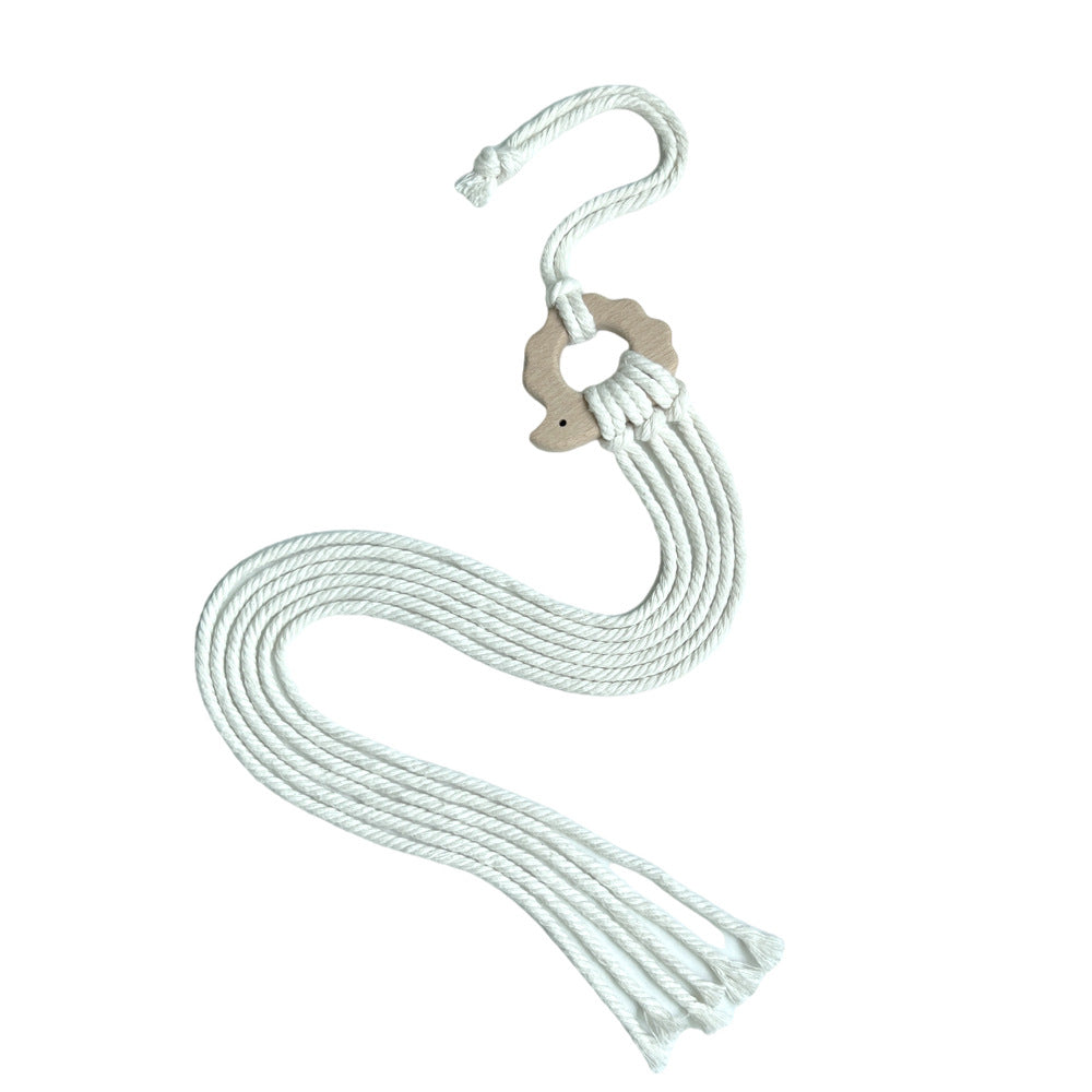 Juguete colgante de macramé decorativo antiestrés