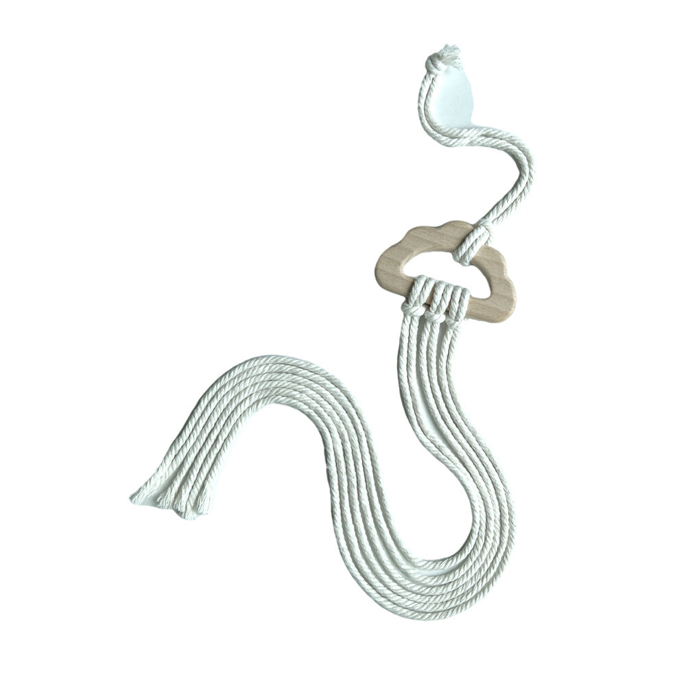 Juguete colgante de macramé decorativo antiestrés