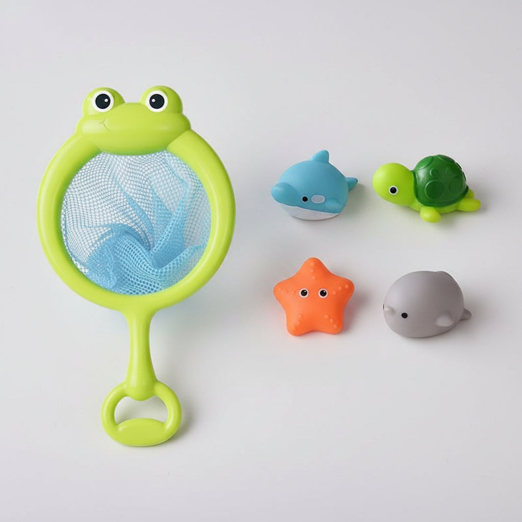 Juguetes de baño flotantes interactivos con luz