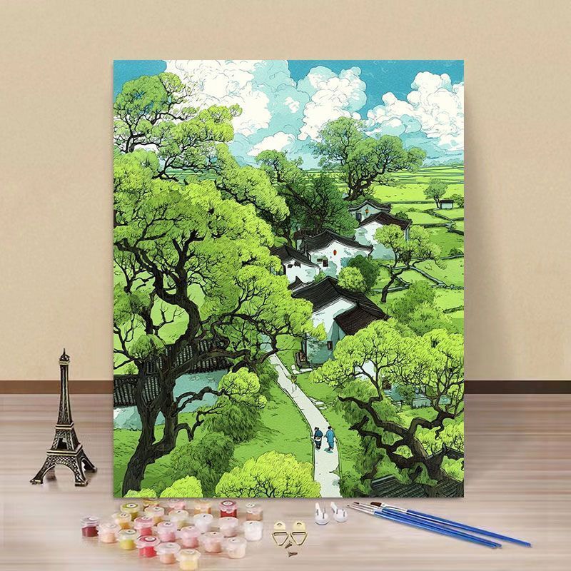 Kit de pintura guiada para adultos y principiantes