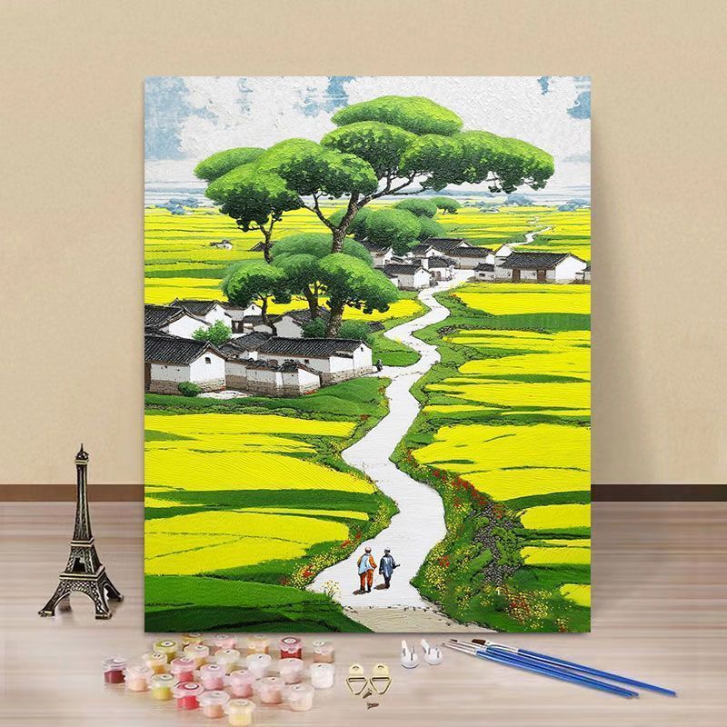 Kit de pintura guiada para adultos y principiantes