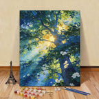 Kit de pintura por números con lienzo artístico