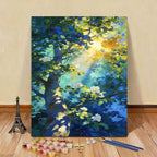 Kit de pintura por números con lienzo artístico