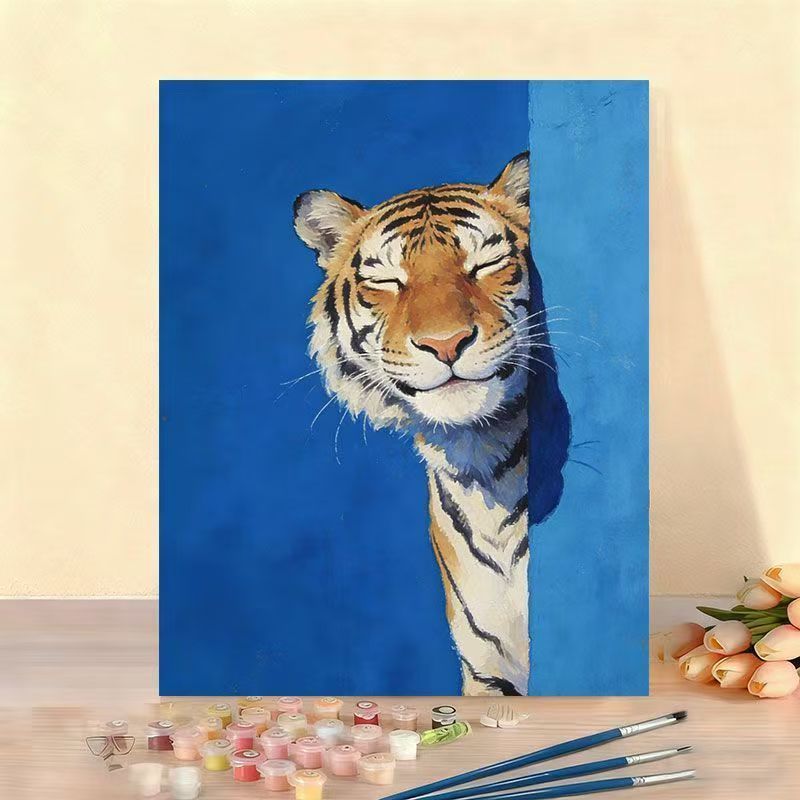 Kit de pintura por números con lienzo decorativo