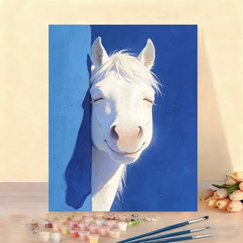 Kit de pintura por números con lienzo decorativo