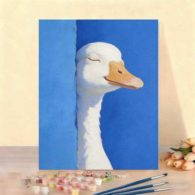 Kit de pintura por números con lienzo decorativo