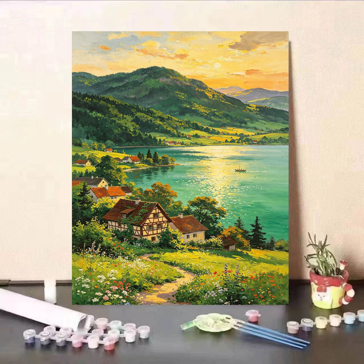 Kit de pintura por números para adultos