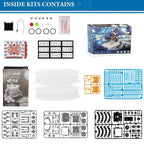 Kit de robot solar STEM para niños – juguete de construcción DIY 12 en 1 y 13 en 1