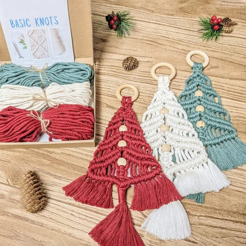 Kit DIY árbol de Navidad de macramé