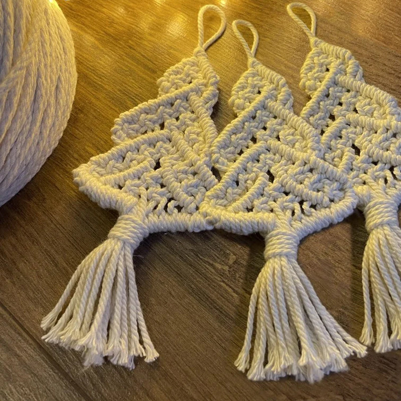Kit DIY árbol de Navidad de macramé
