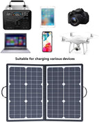 Kit de panel solar plegable SolaraX 1000 W – Energía portátil off-grid con carga MPPT