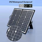 Kit de panel solar plegable SolaraX 1000 W – Energía portátil off-grid con carga MPPT