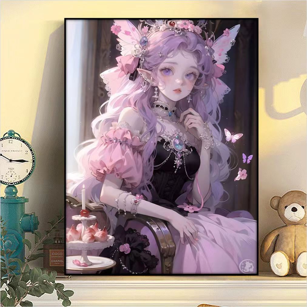 Lámina decorativa de cuento de hadas encantado