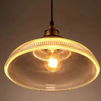 Lámpara colgante de cristal con diseño moderno