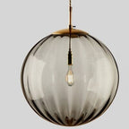 Lámpara colgante de cristal con luz regulable