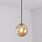 Lámpara colgante de cristal con luz regulable
