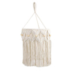 Lámpara colgante decorativa de macramé