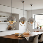 Lámpara colgante geométrica con esfera ajustable Bauhaus moderna para cocina
