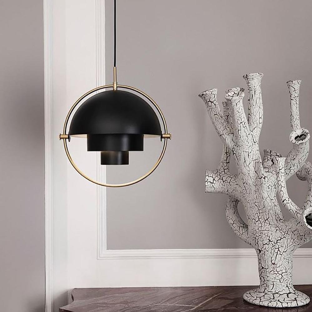 Lámpara colgante geométrica con esfera ajustable Bauhaus moderna para cocina