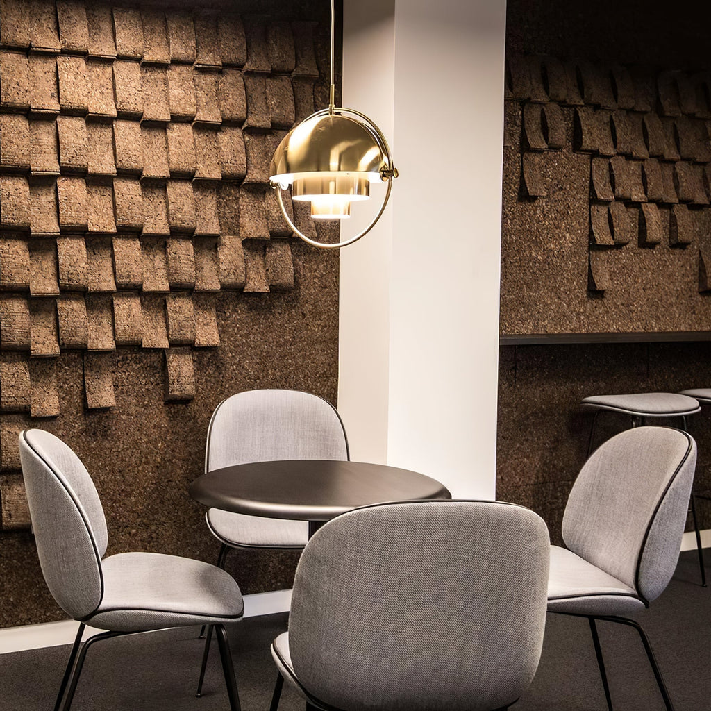 Lámpara colgante geométrica con esfera ajustable Bauhaus moderna para cocina