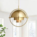 Lámpara colgante geométrica con esfera ajustable Bauhaus moderna para cocina