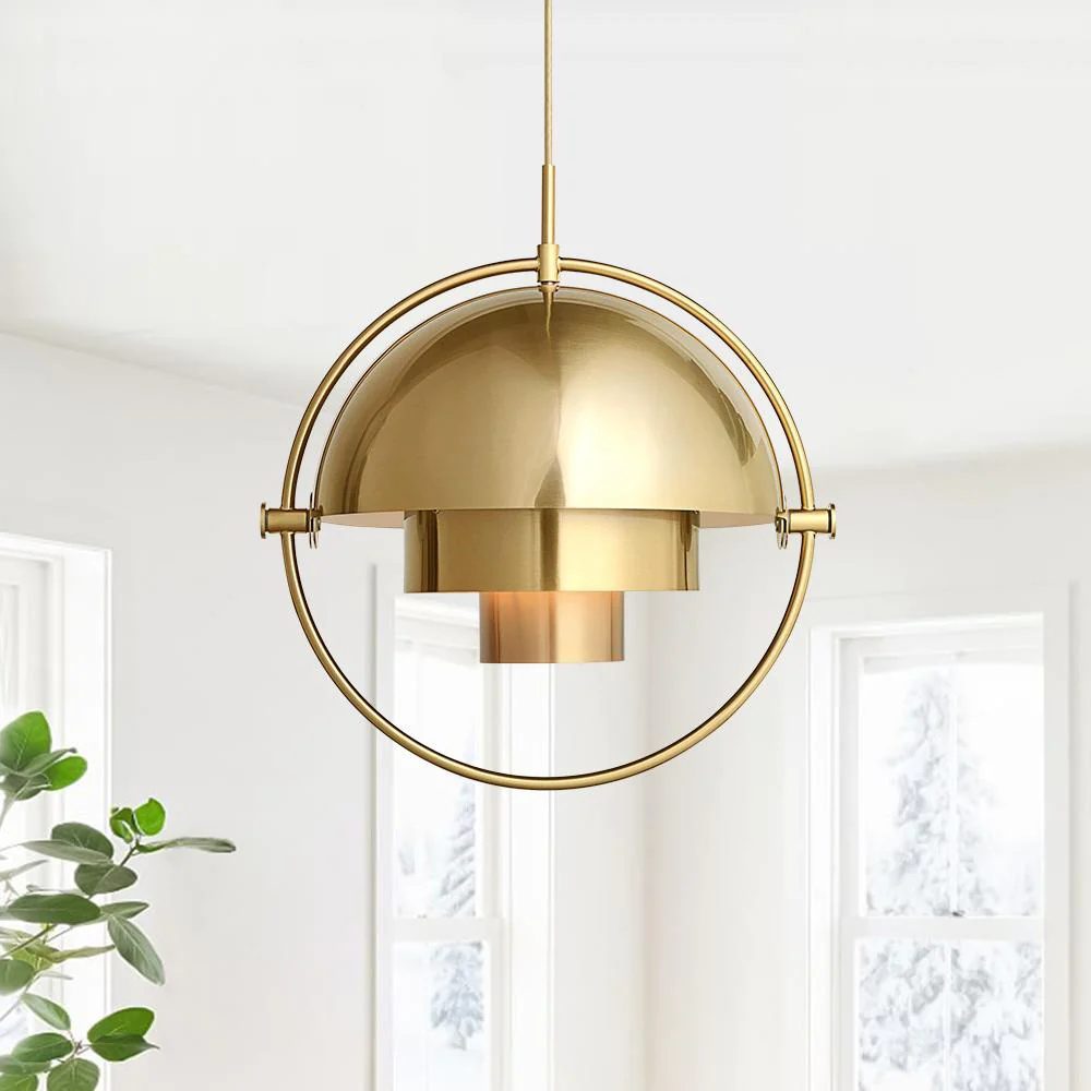 Lámpara colgante geométrica con esfera ajustable Bauhaus moderna para cocina