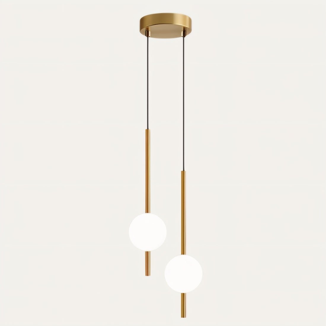 Lámpara colgante LED Afzal con diseño nórdico minimalista y altura ajustable