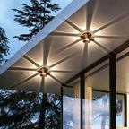 Lámpara de jardín LED en forma de flor con diseño elegante