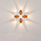 Lámpara de jardín LED en forma de flor con diseño elegante