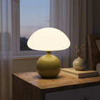 Lámpara de mesa con forma de seta para luz ambiental suave