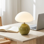 Lámpara de mesa con forma de seta para luz ambiental suave