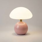 Lámpara de mesa con forma de seta para luz ambiental suave