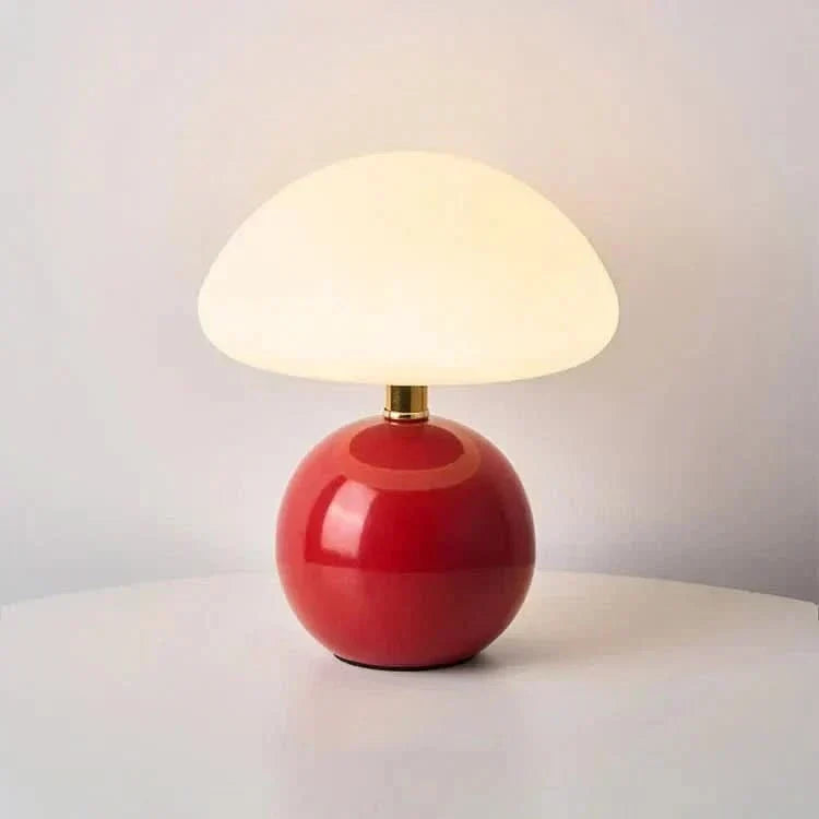 Lámpara de mesa con forma de seta para luz ambiental suave