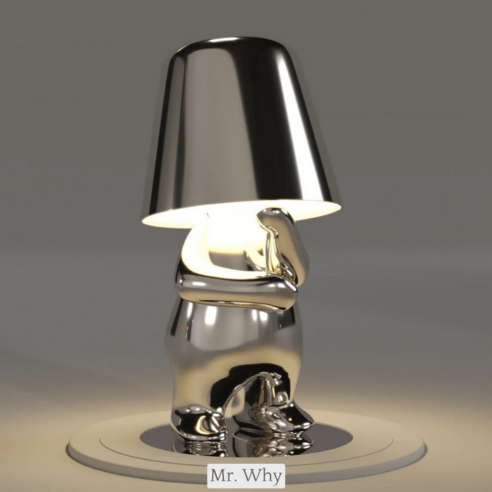 Lámpara de mesa inalámbrica 5 Brothers – Lámpara LED recargable de diseño con luz regulable (blanco cálido)