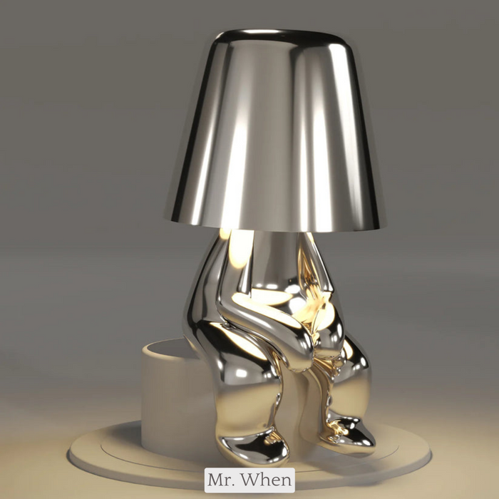 Lámpara de mesa inalámbrica 5 Brothers – Lámpara LED recargable de diseño con luz regulable (blanco cálido)