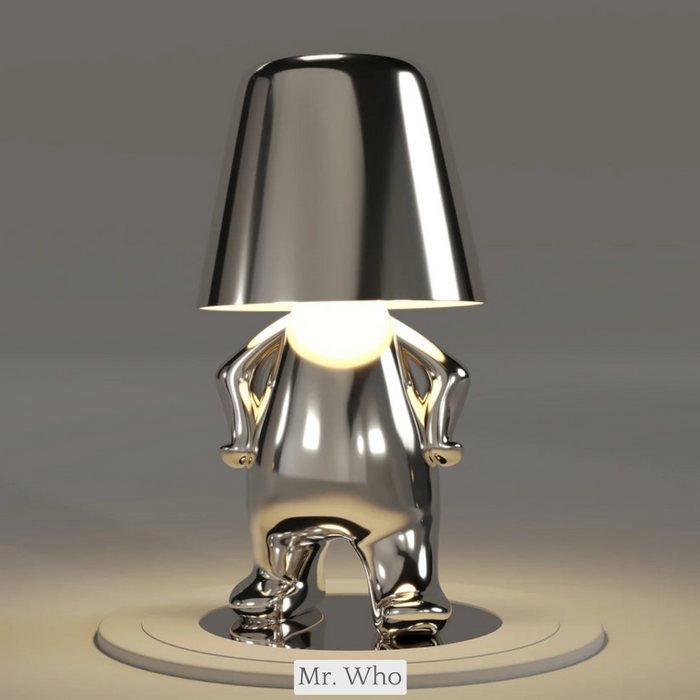 Lámpara de mesa inalámbrica 5 Brothers – Lámpara LED recargable de diseño con luz regulable (blanco cálido)