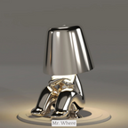 Lámpara de mesa inalámbrica 5 Brothers – Lámpara LED recargable de diseño con luz regulable (blanco cálido)