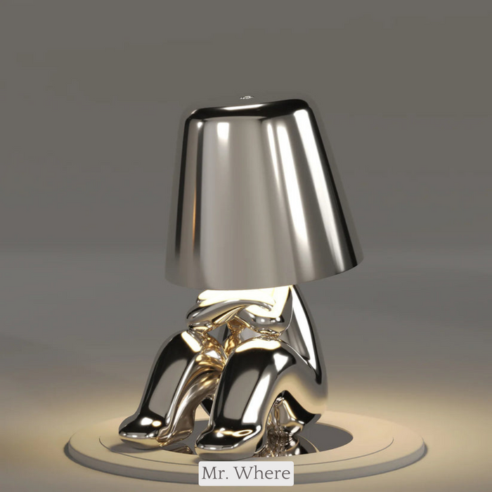 Lámpara de mesa inalámbrica 5 Brothers – Lámpara LED recargable de diseño con luz regulable (blanco cálido)