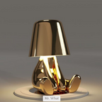 Lámpara de mesa inalámbrica 5 Brothers – Lámpara LED recargable de diseño con luz regulable (blanco cálido)