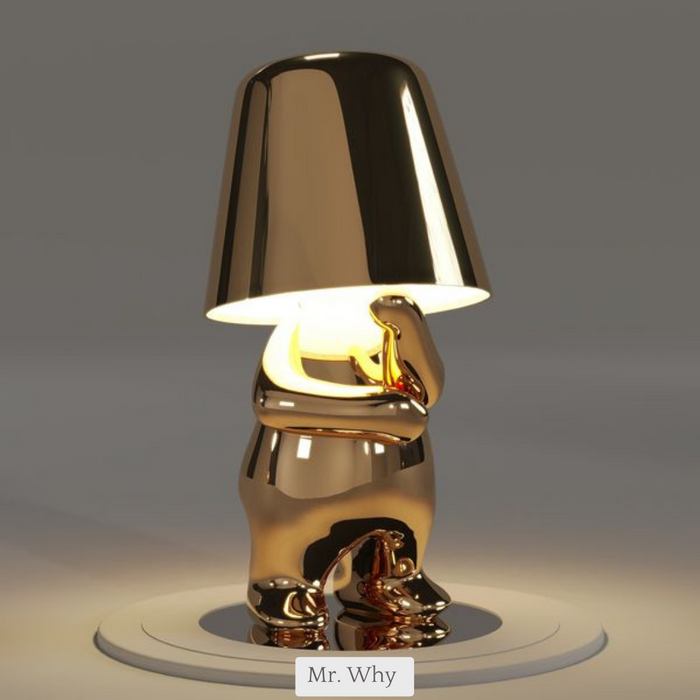 Lámpara de mesa inalámbrica 5 Brothers – Lámpara LED recargable de diseño con luz regulable (blanco cálido)