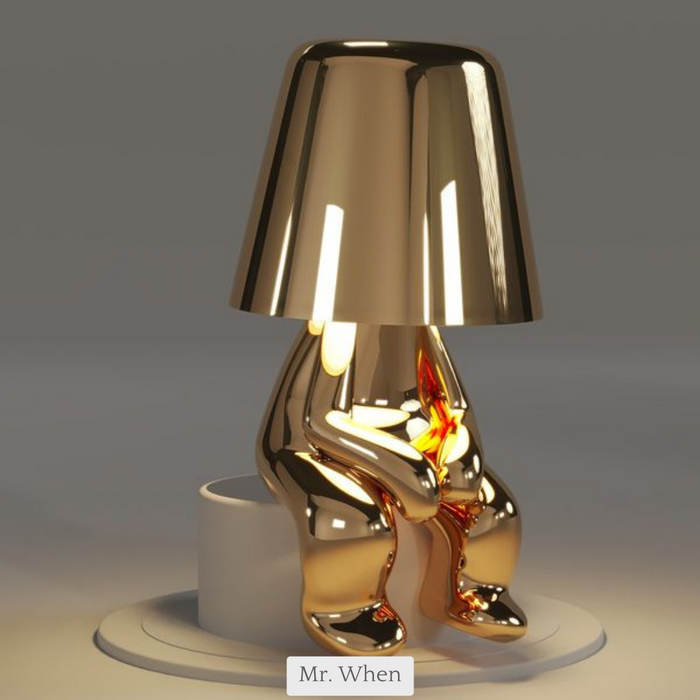 Lámpara de mesa inalámbrica 5 Brothers – Lámpara LED recargable de diseño con luz regulable (blanco cálido)