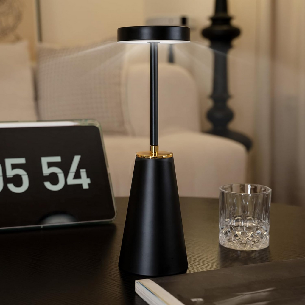 Lámpara de mesa inalámbrica recargable