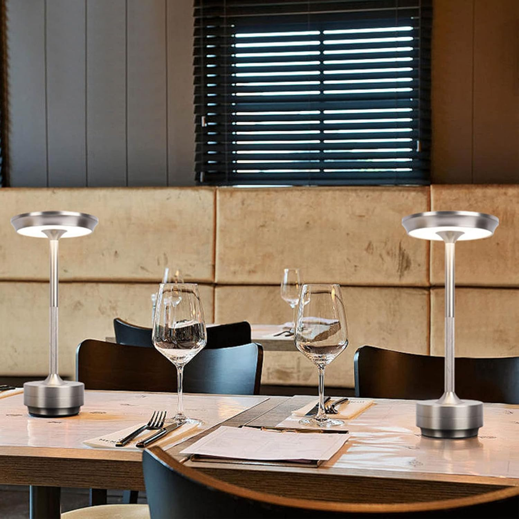 Lámpara de mesa LED inalámbrica recargable AmiGlow