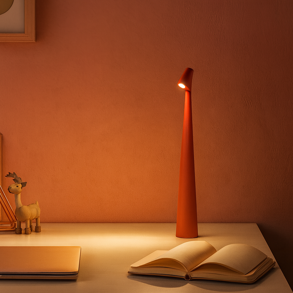 Lámpara de mesa LED recargable inalámbrica con regulador táctil