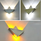 Lámpara de pared LED triangular moderna Light