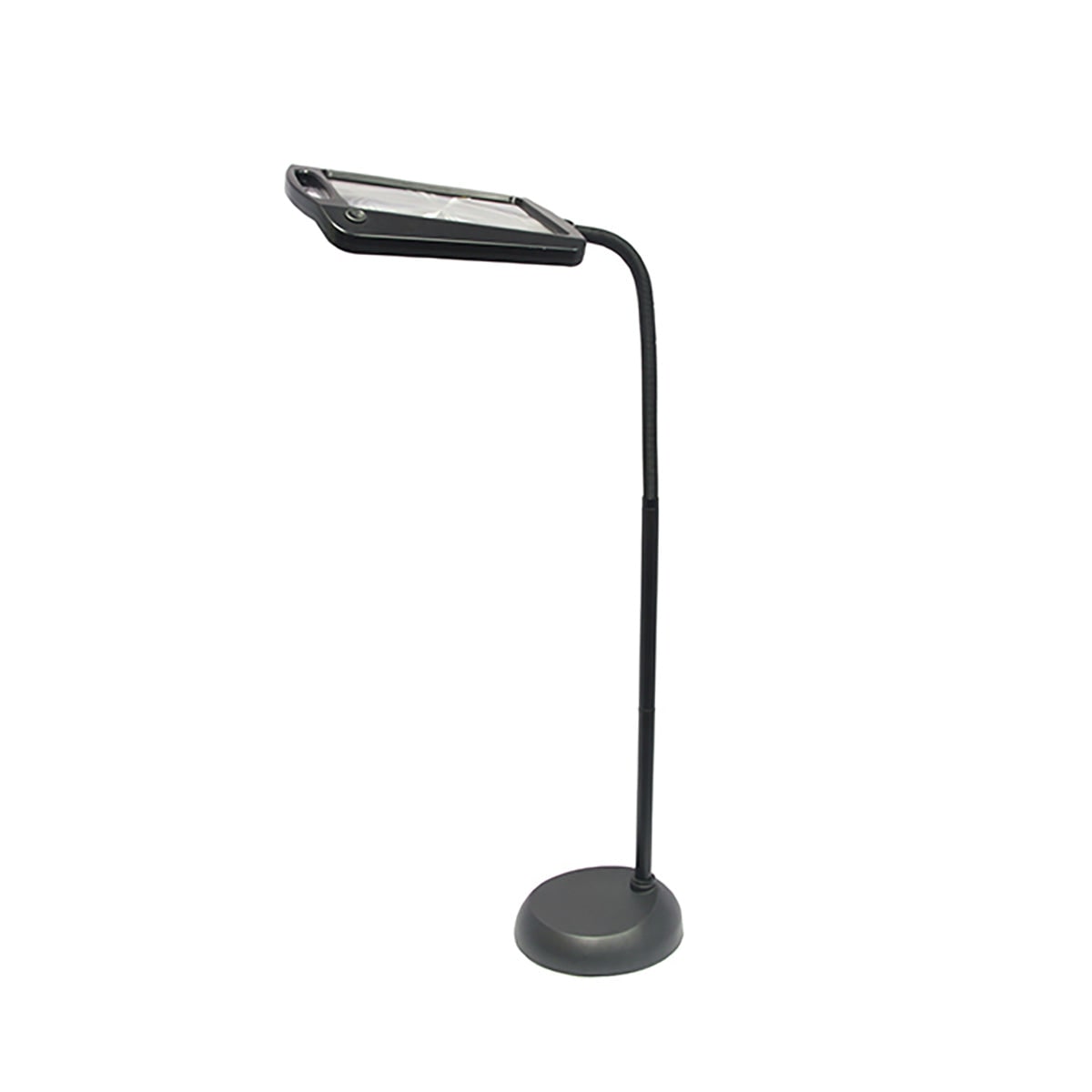 Lámpara de pie LED con lupa ajustable para visión mejorada